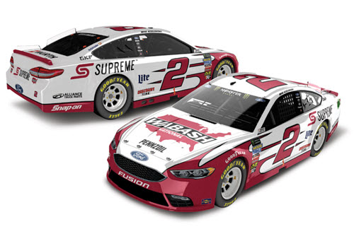 2018 Brad Keselowski NASCAR Diecast 2 Wabash National 1:24 Lionel Action RCCA Elite Color Chrome 99