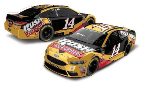 2018 Clint Bowyer NASCAR Diecast 14 Rush Truck Centers CWC 1:24 Lionel Action RCCA Elite Color Chrome 98