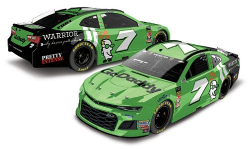2018 Danica Patrick NASCAR Diecast 7 Go Daddy GoDaddy Final Ride CWC 1:24 Lionel Action RCCA Elite Color Chrome 99