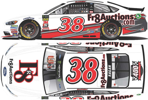 2018 David Ragan NASCAR Diecast 38 Fr8Auctions Fr8 Auctions 1:24 CWC Lionel Action ARC Color Chrome 99