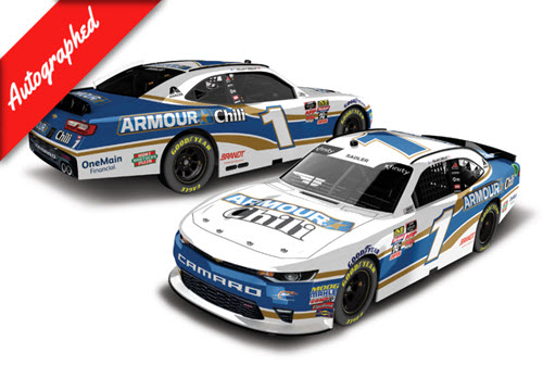 2018 Elliott Sadler NASCAR Diecast 1 Armour Chili 1:24 CWC Lionel Action ARC Autographed 98