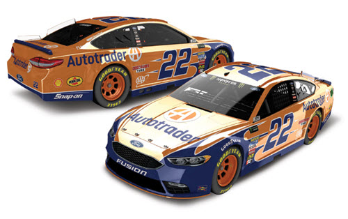 2018 Joey Logano NASCAR Diecast 22 Auto Trader CWC 1:24 Lionel Action RCCA Elite Color Chrome 98