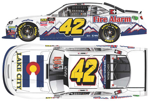 2018 John Hunter Nemechek NASCAR Diecast 42 Lake City Fire Alarm CWC 1:64 Lionel Action ARC 99
