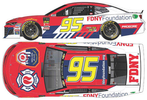 2018 Kasey Kahne NASCAR Diecast 95 FDNY Fire Department Foundation CWC 1:24 Lionel Action ARC 99