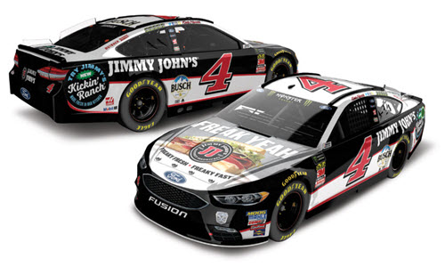 2018 Kevin Harvick NASCAR Diecast 4 Jimmy Johns Kickin Ranch CWC 1:24 Lionel Action Elite Liquid Color 99