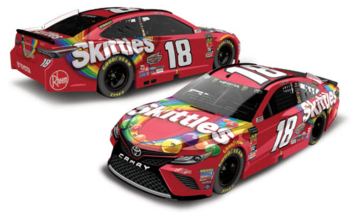 2018 Kyle Busch NASCAR Diecast 18 Skittles CWC 1:24 Lionel Action ARC Color Chrome 99