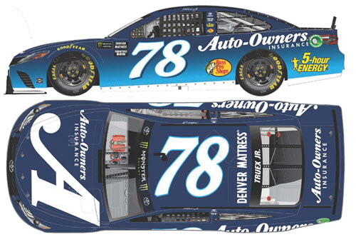 2018 Martin Truex Jr NASCAR Diecast 78 Auto Owners Insurance A CWC 1:24 Lionel Action RCCA Elite 99