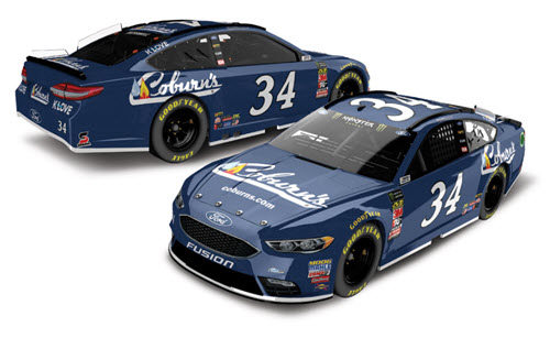 2018 Michael McDowell NASCAR Diecast 34 Coburns 1:24 CWC Lionel Action ARC Color Chrome 99