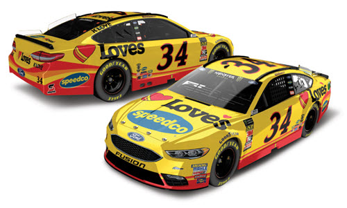 2018 Michael McDowell NASCAR Diecast 43 Loves Speedco 1:24 CWC Lionel Action ARC Autographed 98