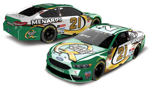 2018 Paul Menard NASCAR Diecast 21 Quaker State CWC 1:24 Lionel Action ARC Color Chrome 98