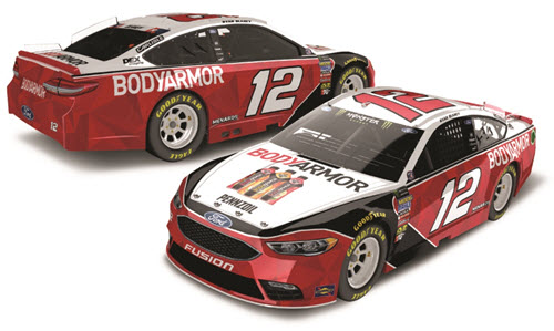 2018 Ryan Blaney NASCAR Diecast 12 Body Armor CWC 1:24 Lionel Action RCCA Elite Color Chrome 99