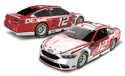 2018 Ryan Blaney NASCAR Diecast 12 DEX Imaging CWC 1:24 Lionel Action RCCA Elite Color Chrome 98