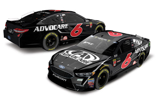 2018 Trevor Bayne NASCAR Diecast 6 Advocare CWC 24 Lionel Action ARC Color Chrome 98