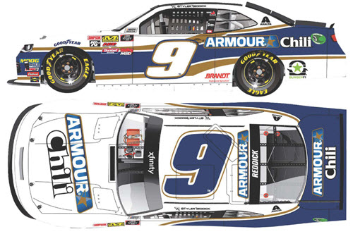 2018 Tyler Reddick NASCAR Diecast 9 Armour Chili CWC 1:64 Lionel Action ARC 99