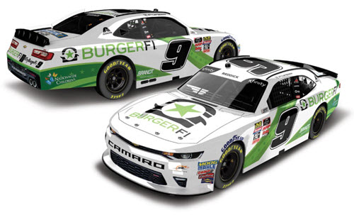 2018 Tyler Reddick NASCAR Diecast 9 Burgerfi CWC 1:64 Lionel Action ARC 99