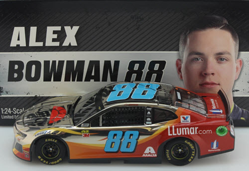2019 Alex Bowman NASCAR Diecast 88 Llumar Window Film CWC 1:24 Lionel Action ARC Color Chrome 1
