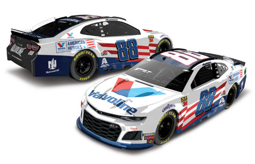 2019 Alex Bowman NASCAR Diecast 88 Valvoline Patriotic CWC 1:64 Lionel Action ARC 99