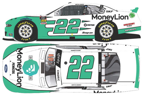 2019 Austin Cindric NASCAR Diecast 22 Money Lion CWC 1:64 Lionel Action ARC 99