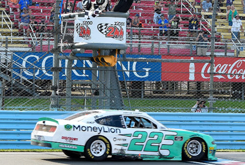 2019 Austin Cindric NASCAR Diecast 22 Money Lion Watkins Glen Win Raced Version CWC 1:24 Lionel Action ARC Autographed 97