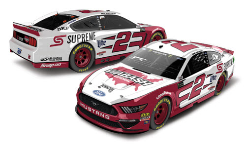 2019 Brad Keselowski NASCAR Diecast 2 Wabash National 1:24 Lionel Action ARC Color Chrome Autographed 99