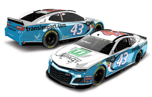 2019 Bubba Wallace NASCAR Diecast 43 Transportation Impact CWC 1:24 Lionel Action ARC Color Chrome Autographed 99