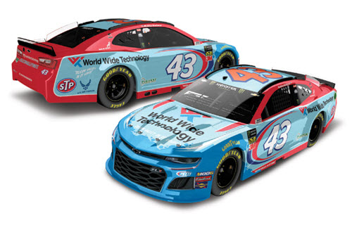 2019 Bubba Wallace NASCAR Diecast 43 World Wide Technology CWC 1:24 Lionel Action ARC Color Chrome Autographed 99