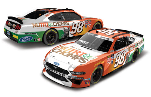 2019 Chase Briscoe NASCAR Diecast 98 Nutri Chomps CWC 1:24 Lionel Action ARC Color Chrome 98