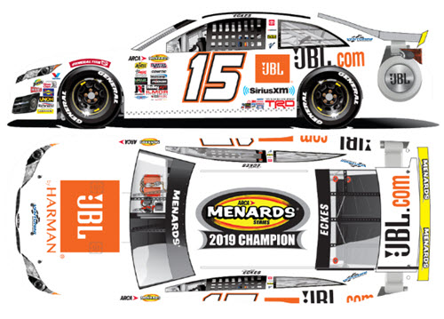 2019 Christian Eckes NASCAR Diecast 15 JBL Menards ARCA Series Champion CWC 1:24 Lionael Action ARC 1