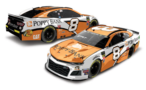 2019 Daniel Hemric NASCAR Diecast 8 Poppy Bank CWC 1:64 Lionel Action ARC 99