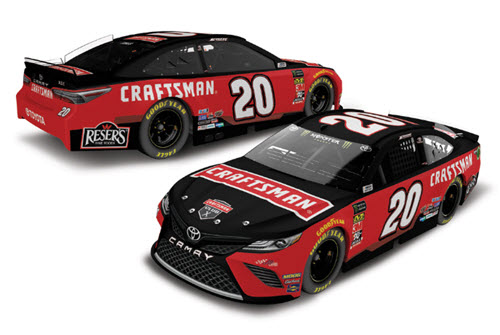 2019 Erik Jones NASCAR Diecast 20 Craftsman CWC 1:24 Lionel Action ARC Color Chrome 98