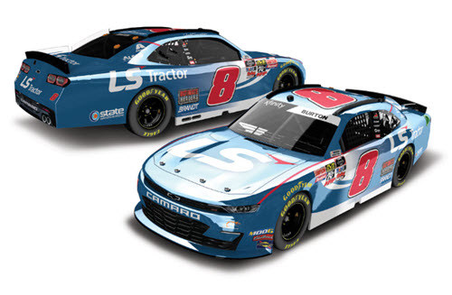 2019 Jeb Burton NASCAR Diecast 8 LS Tractor 1:24 Lionel Action ARC Color Chrome 99