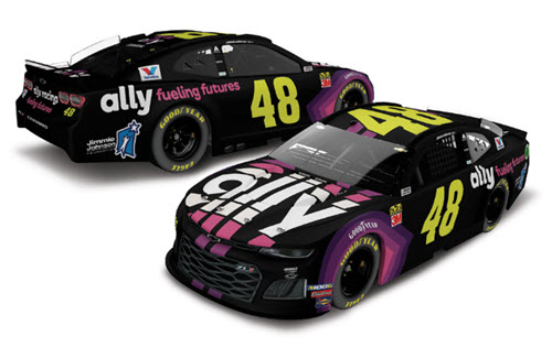 2019 Jimmie Johnson NASCAR Diecast 48 Ally Fueling Futures CWC 1:24 Lionel Action ARC Color Chrome 99