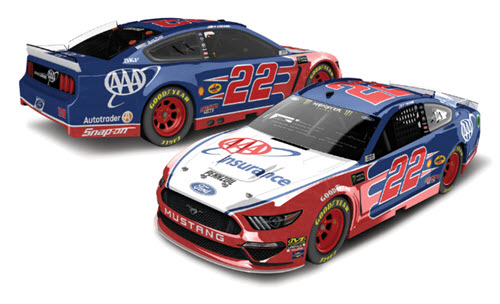 2019 Joey Logano NASCAR Diecast 22 AAA Insurance CWC 1:24 Lionel Action ARC Color Chrome 99