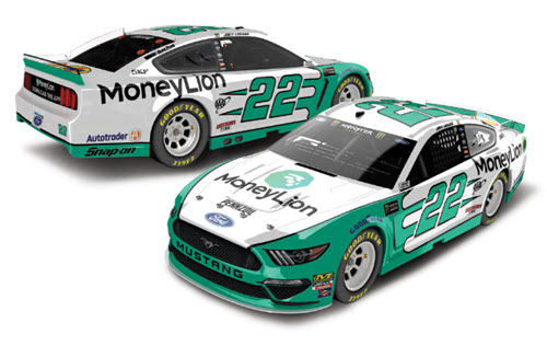 2019 Joey Logano NASCAR Diecast 22 Money Lion CWC 1:24 Lionel Action RCCA Elite Color Chrome 99