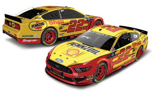 2019 Joey Logano NASCAR Diecast 22 Shell Pennzoil Daytona Gander Duel Win Raced Version CWC 1:24 Lionel Action RCCA Elite Color Chrome 96