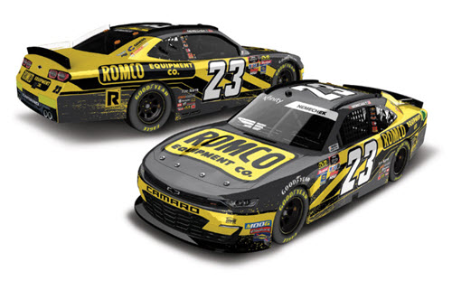2019 John Hunter Nemechek NASCAR Diecast 23 Romco Equipment CWC 1:24 Lionel Action ARC Color Chrome 99
