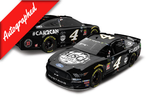 2019 Kevin Harvick NASCAR Diecast 4 Busch Car2Can Daytona Gander Duel Win Raced Version CWC 1:24 Lionel Action RCCA Elite Autographed 96