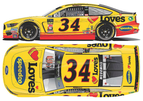 2019 Michael McDowell NASCAR Diecast 34 Loves Speedco 1:24 CWC Lionel Action ARC 99
