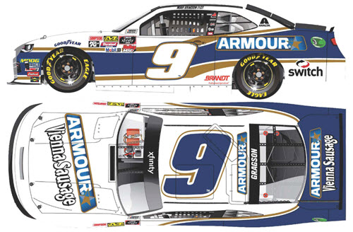 2019 Noah Gragson NASCAR Diecast 9 Armour Vienna Sausage 1:64 Lionel Action ARC 99