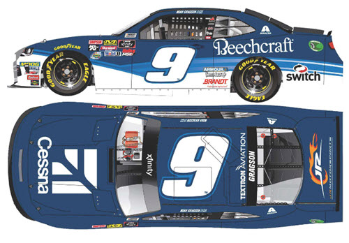 2019 Noah Gragson NASCAR Diecast 9 Cessna 1:64 Lionel Action ARC 99