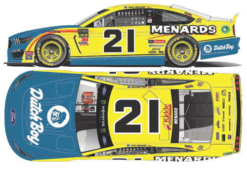 2019 Paul Menard NASCAR Diecast 21 Dutch Boy CWC 1:64 Lionel Action ARC 99