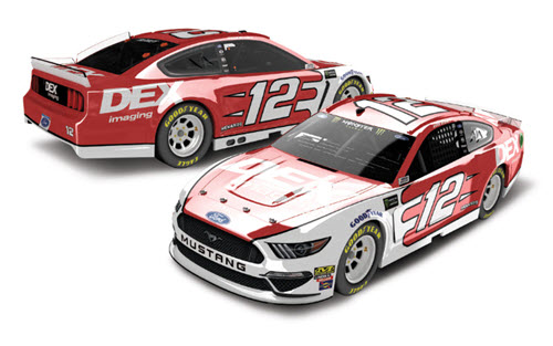 2019 Ryan Blaney NASCAR Diecast 12 DEX Imaging CWC 1:24 Lionel Action RCCA Elite Color Chrome 99