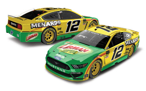 2019 Ryan Blaney NASCAR Diecast 12 Libman CWC 1:24 Lionel Action RCCA Elite Color Chrome 99