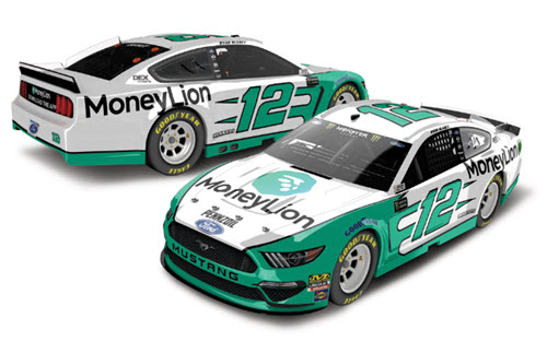 2019 Ryan Blaney NASCAR Diecast 12 Money Lion CWC 1:24 Lionel Action RCCA Elite Liquid Color 98