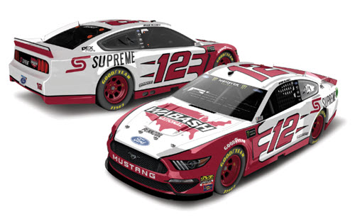 2019 Ryan Blaney NASCAR Diecast 12 Wabash National CWC 1:24 Lionel Action RCCA Elite Liquid Color 98