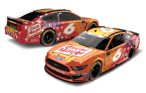 2019 Ryan Newman NASCAR Diecast 6 Oscar Mayer Patriotic CWC 1:24 Lionel Action RCCA Elite 99