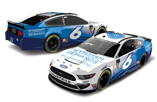 2019 Ryan Newman NASCAR Diecast 6 Wyndham Rewards CWC 1:24 Lionel Action ARC Color Chrome 99