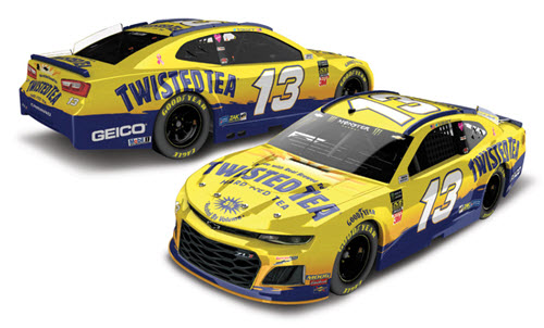 2019 Ty Dillon NASCAR Diecast 13 Twisted Tea CWC 1:24 Lionel Action ARC Color Chrome 99