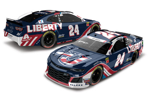 2019 William Byron NASCAR Diecast 24 Liberty University Patriotic CWC 1:64 Lionel Action ARC 99