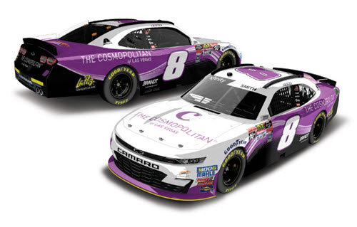 2019 Zane Smith NASCAR Diecast 8 Cosmopolitan Of Las Vegas CWC 1:24 Lionel Action ARC Color Chrome 98